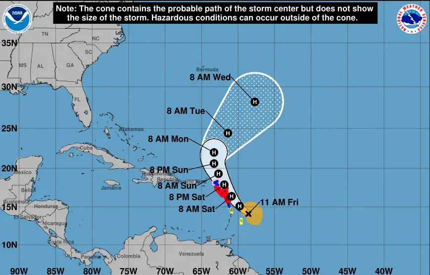 Hurricane Tammy